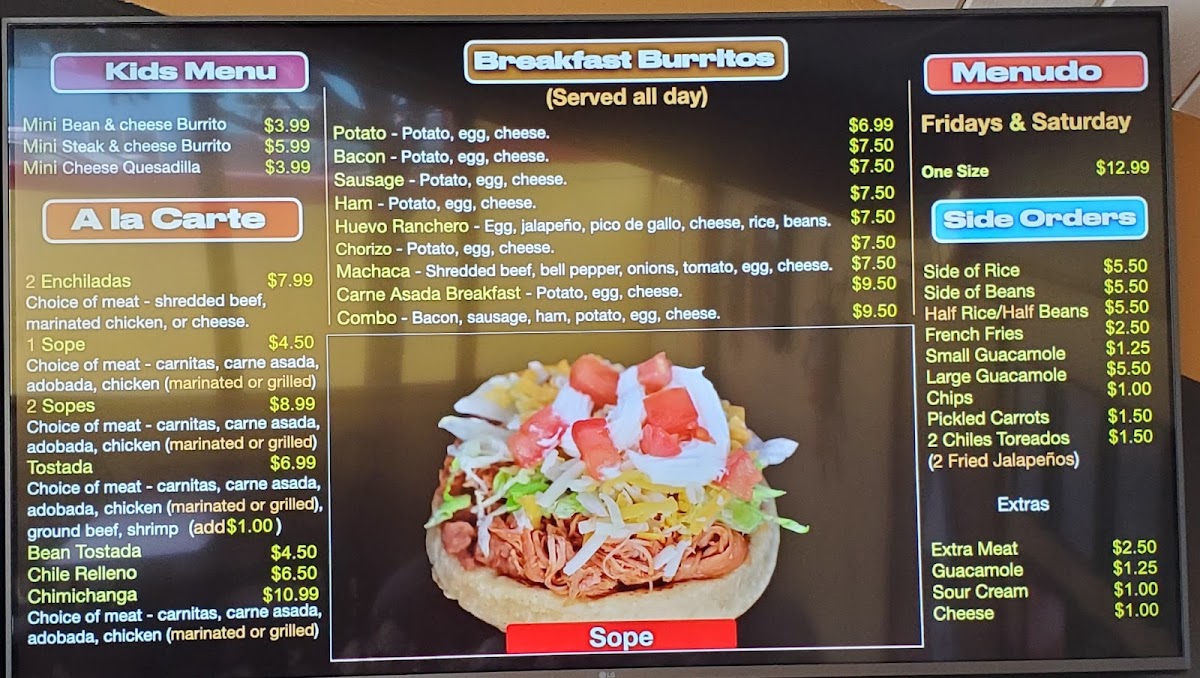 Baldemiro's Taco Shop Menu - Image 4